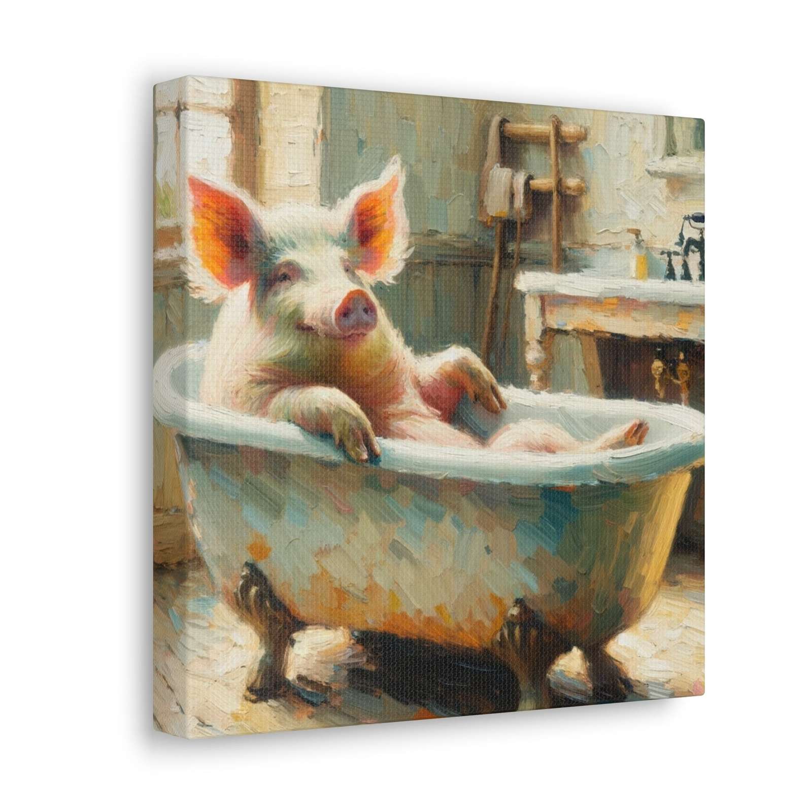 Pigs on Holiday- Canvas