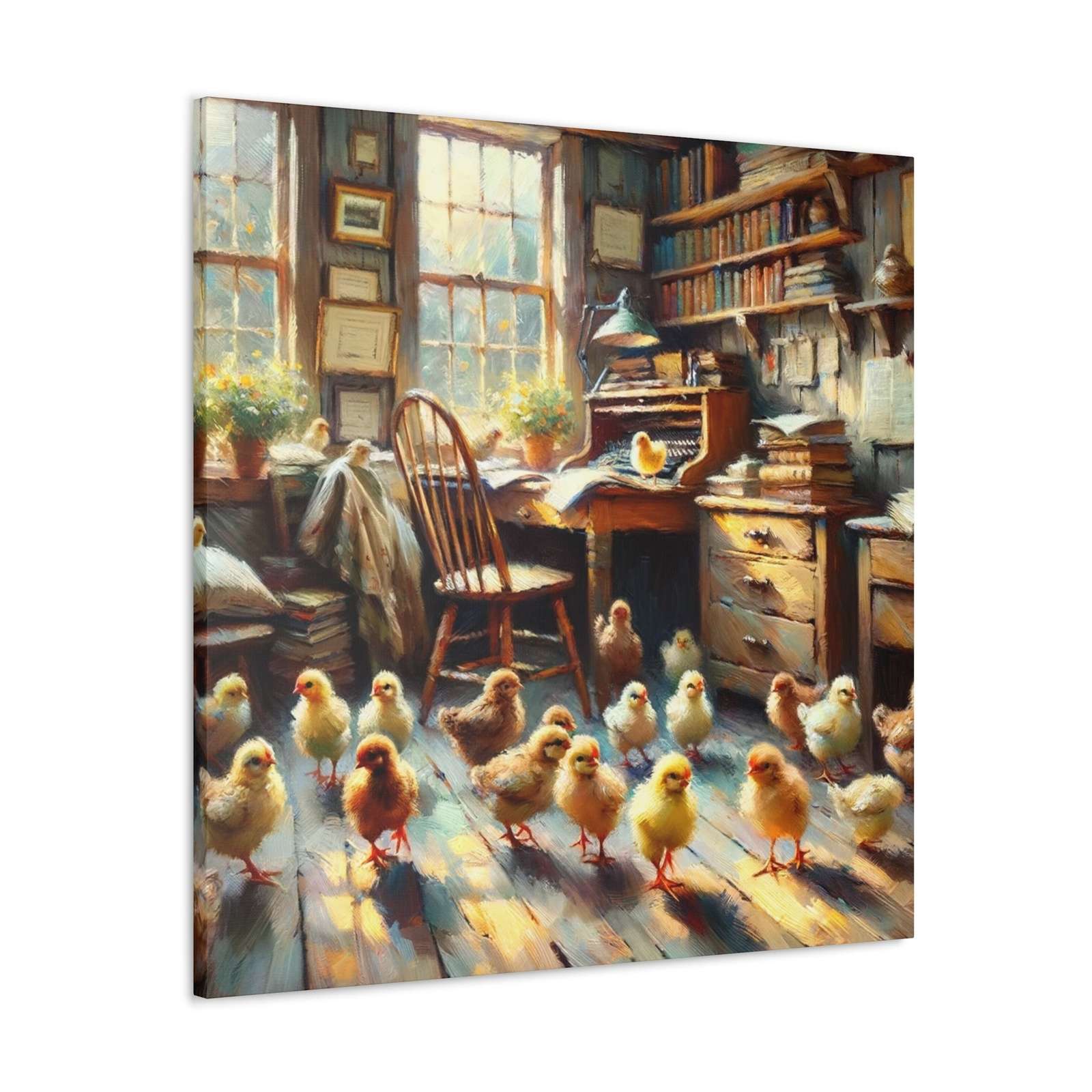 Chicks Workin- Canvas
