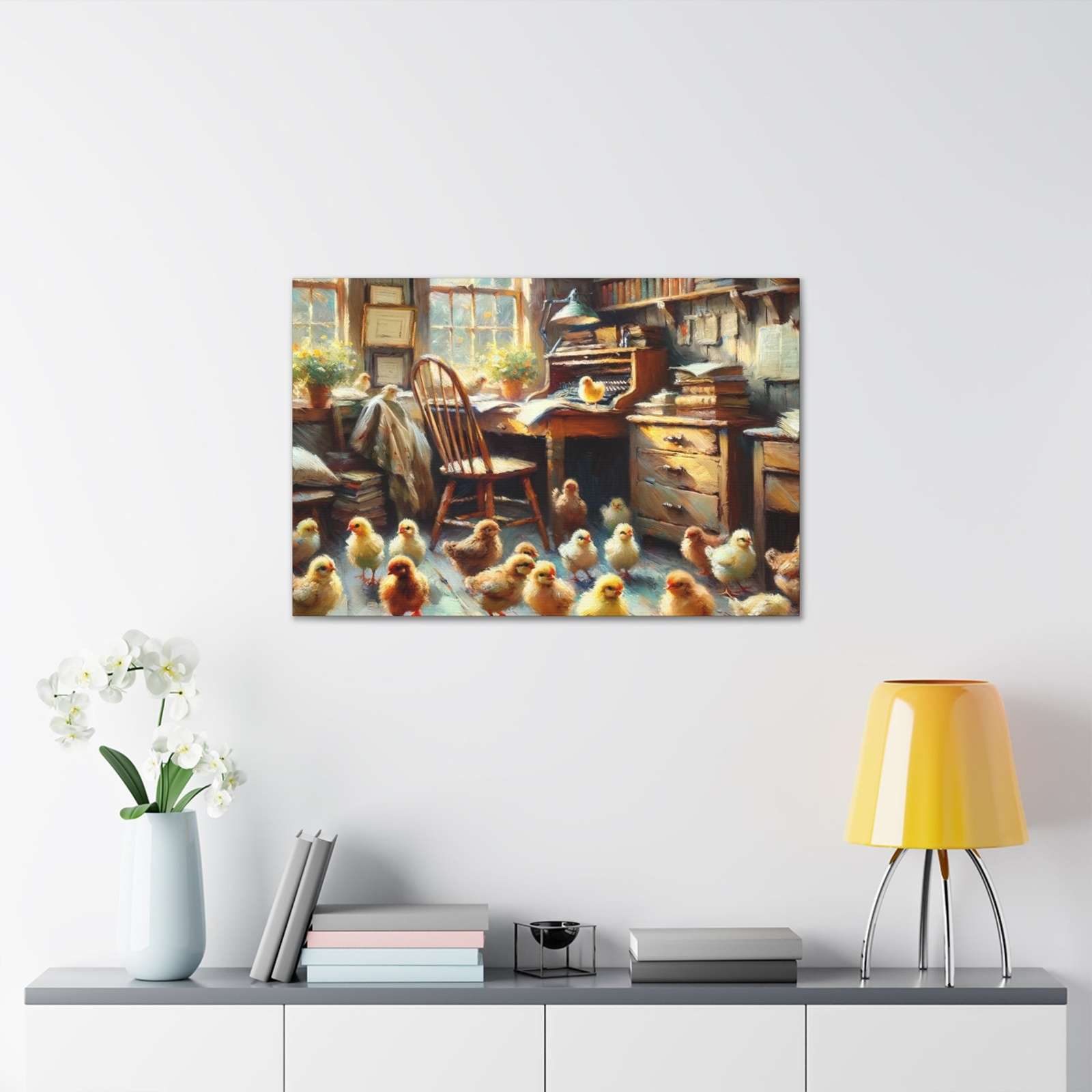 Chicks Workin- Canvas
