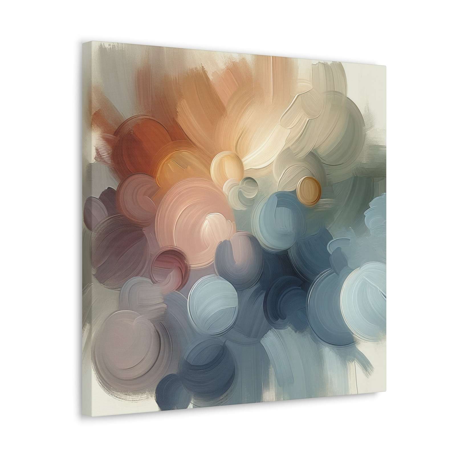 Minty Apricot- Canvas
