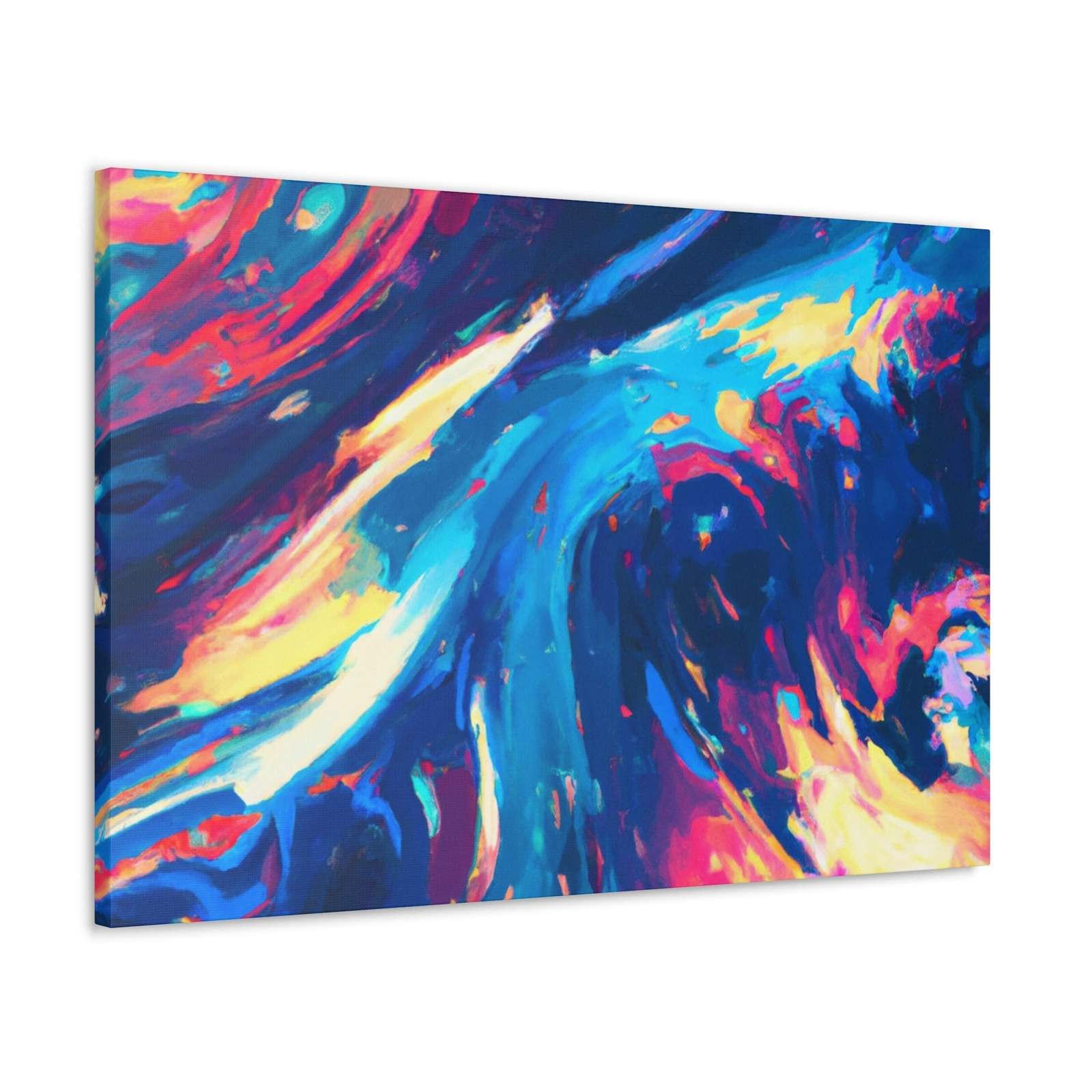 Spinning Through The Rainbow Fields- Canvas