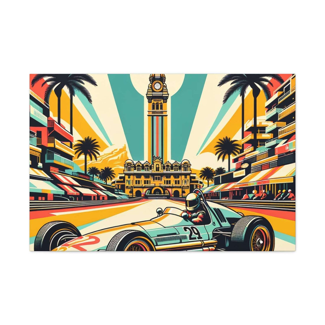 Otto "The Rocket" Rutschmann.- Canvas