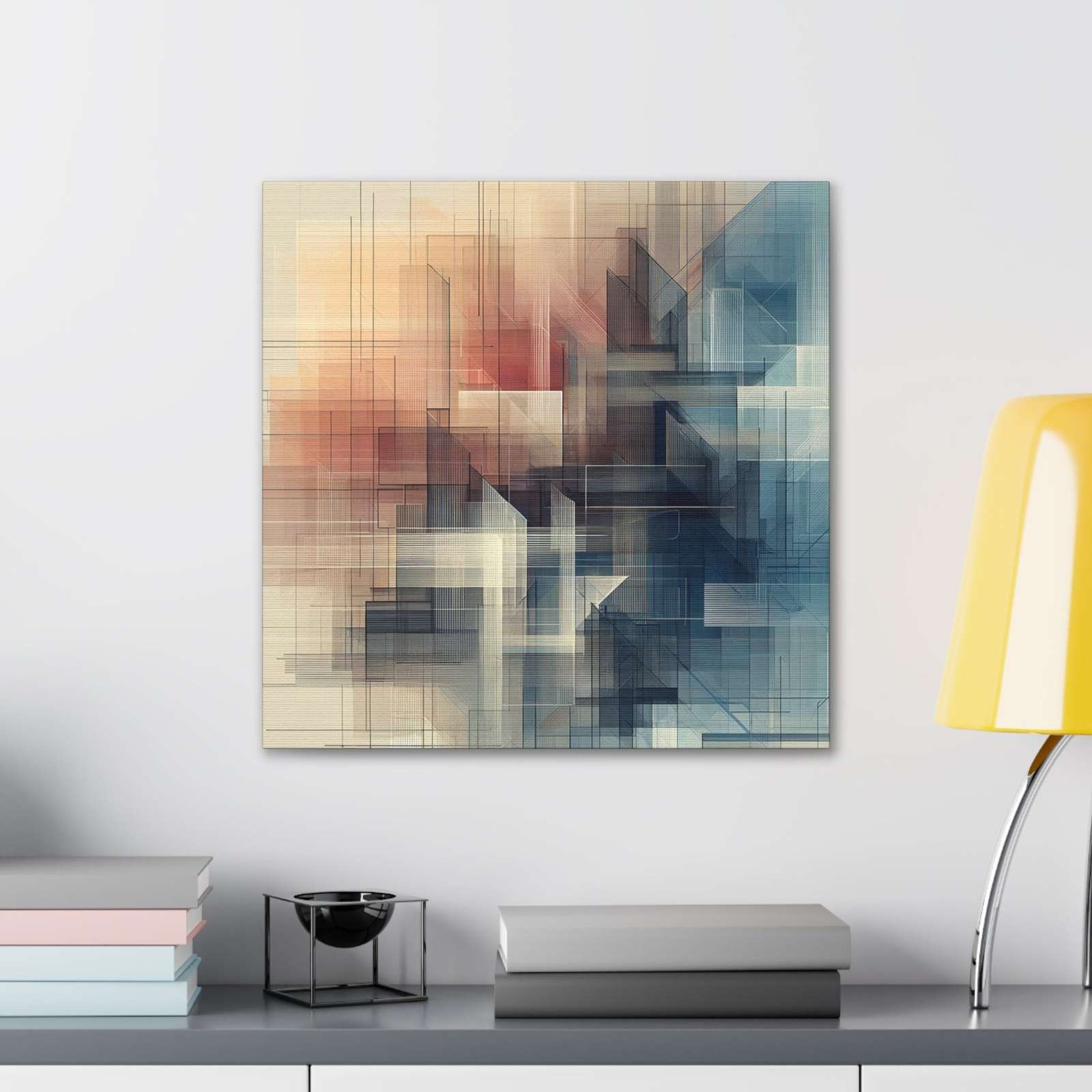 Tofu Teal- Canvas