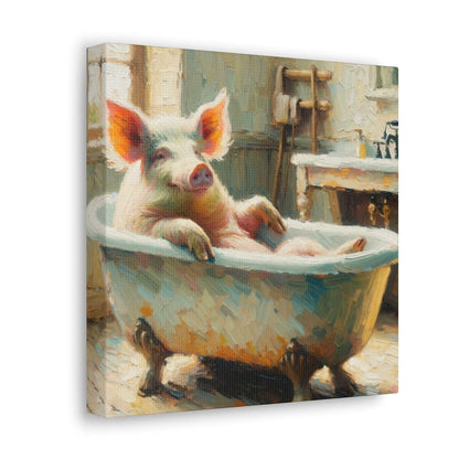 Pigs on Holiday- Canvas