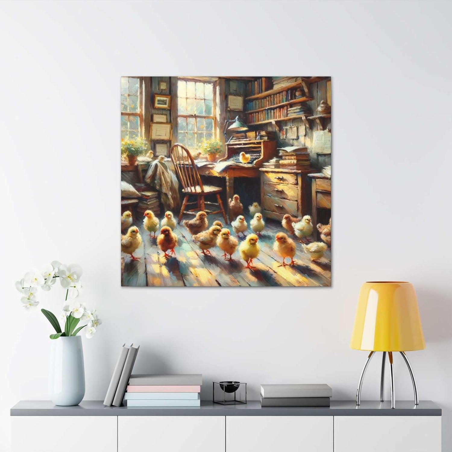 Chicks Workin- Canvas