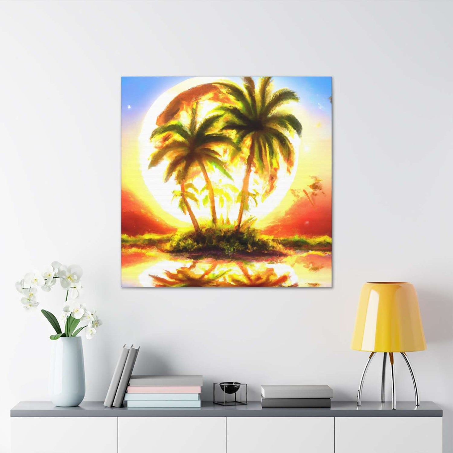 Mango Coconut Slushy Splash- Canvas