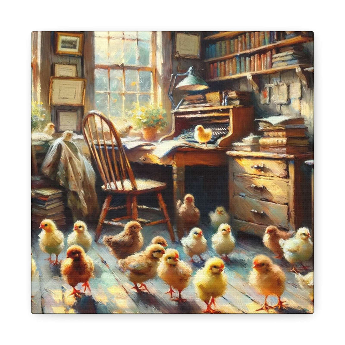 Chicks Workin- Canvas