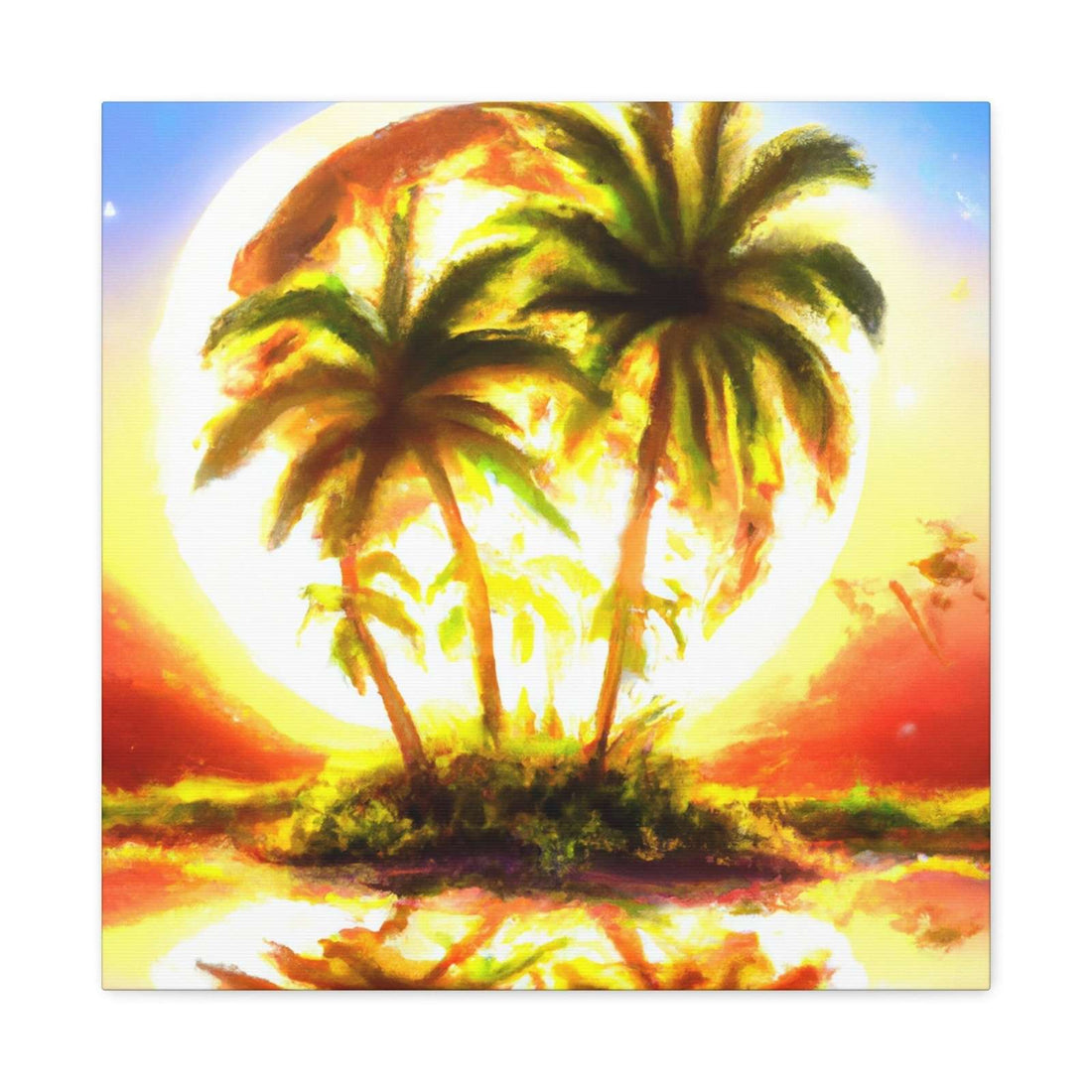 Mango Coconut Slushy Splash- Canvas
