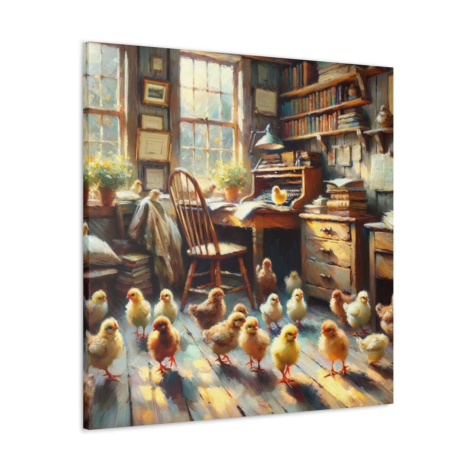 Chicks Workin- Canvas
