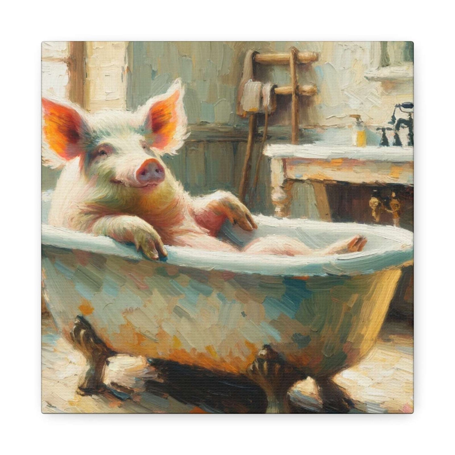 Pigs on Holiday- Canvas