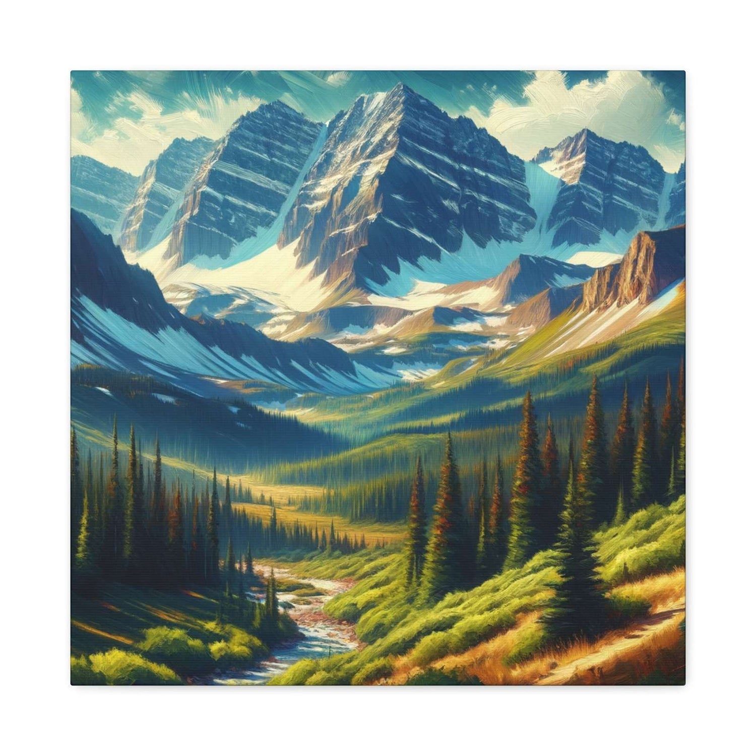 Matthew the Mountain Man- Canvas