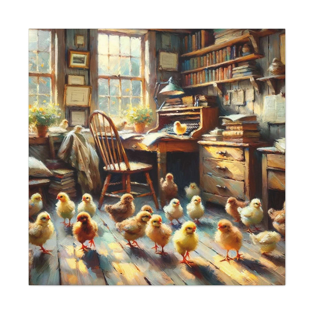 Chicks Workin- Canvas