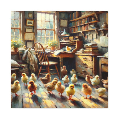 Chicks Workin- Canvas