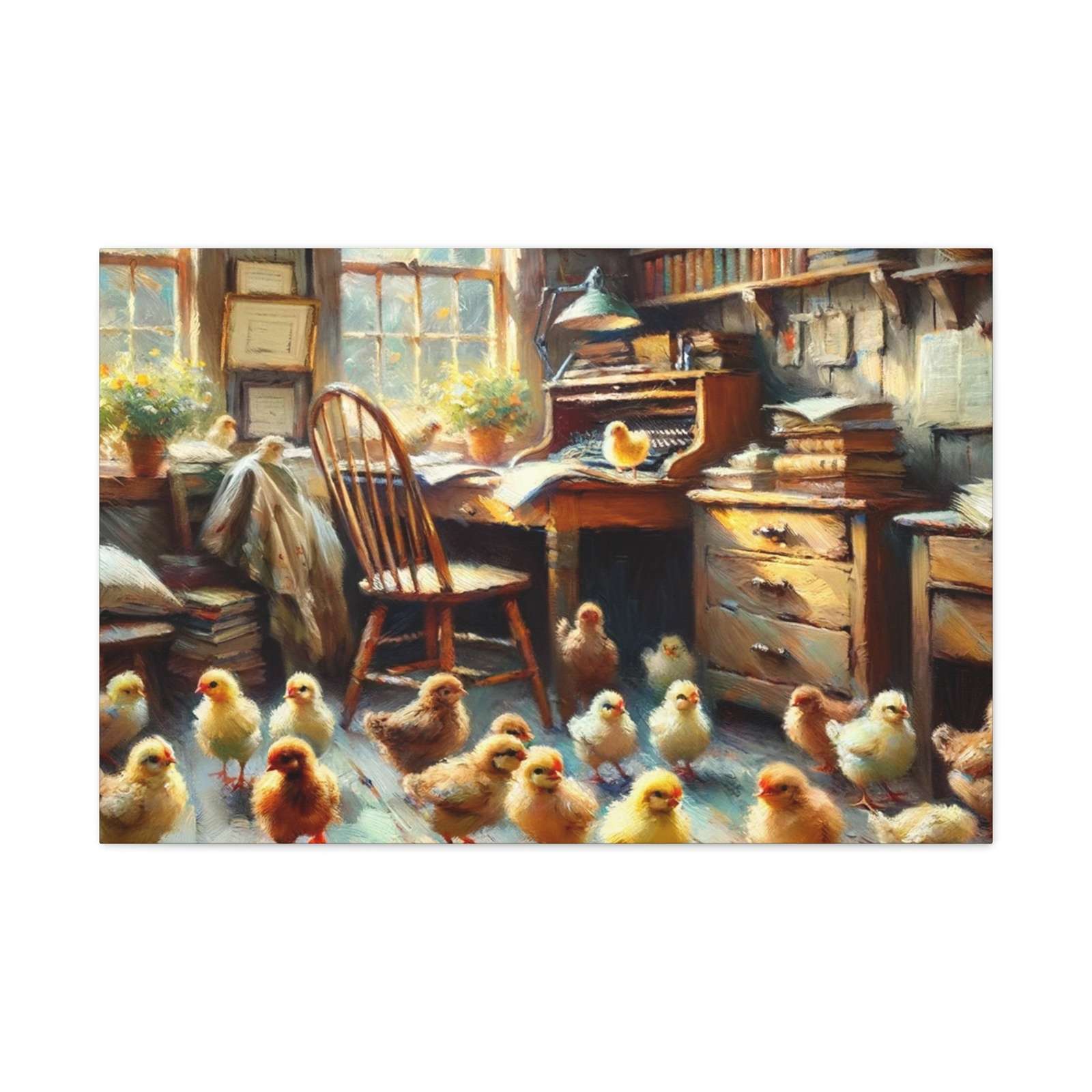 Chicks Workin- Canvas