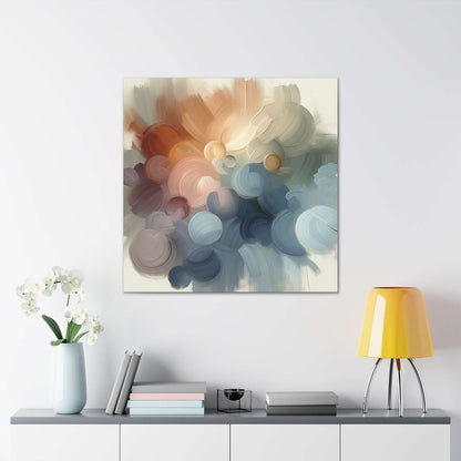 Minty Apricot- Canvas