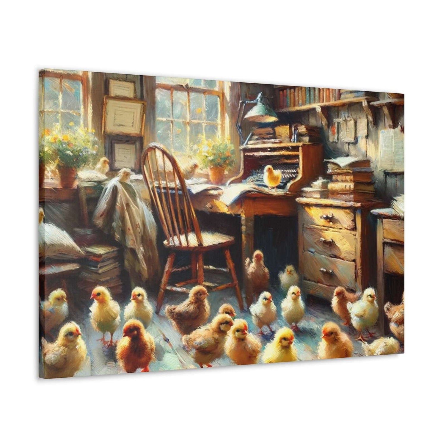 Chicks Workin- Canvas