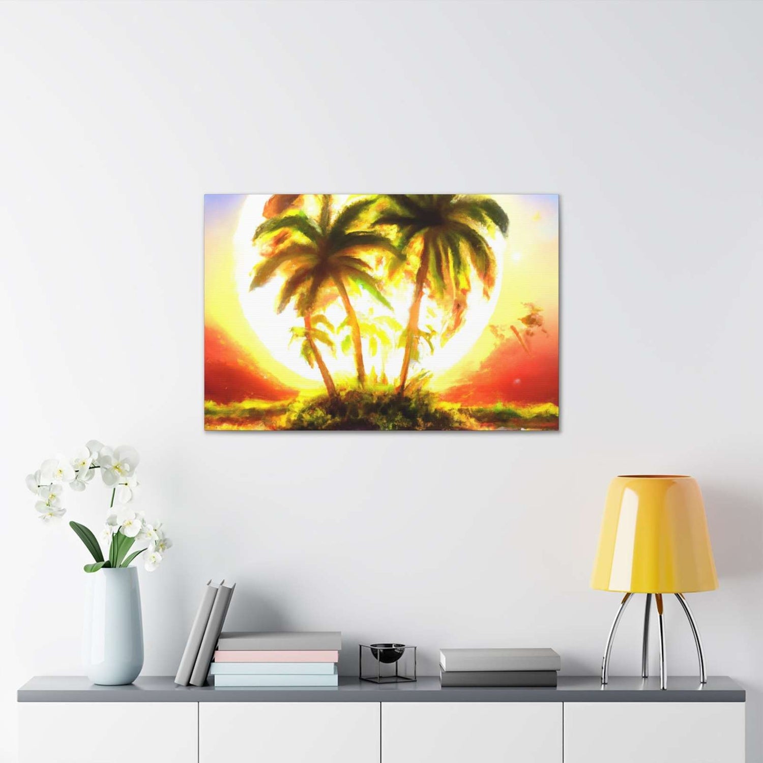 Mango Coconut Slushy Splash- Canvas
