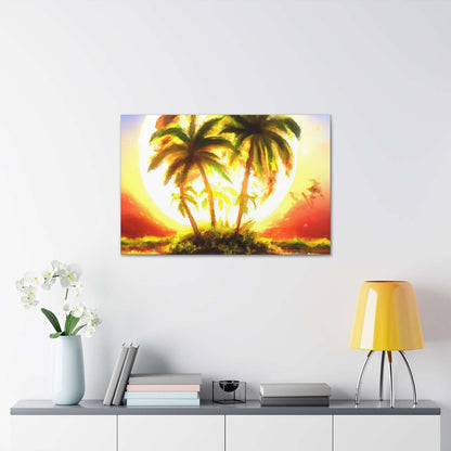 Mango Coconut Slushy Splash- Canvas