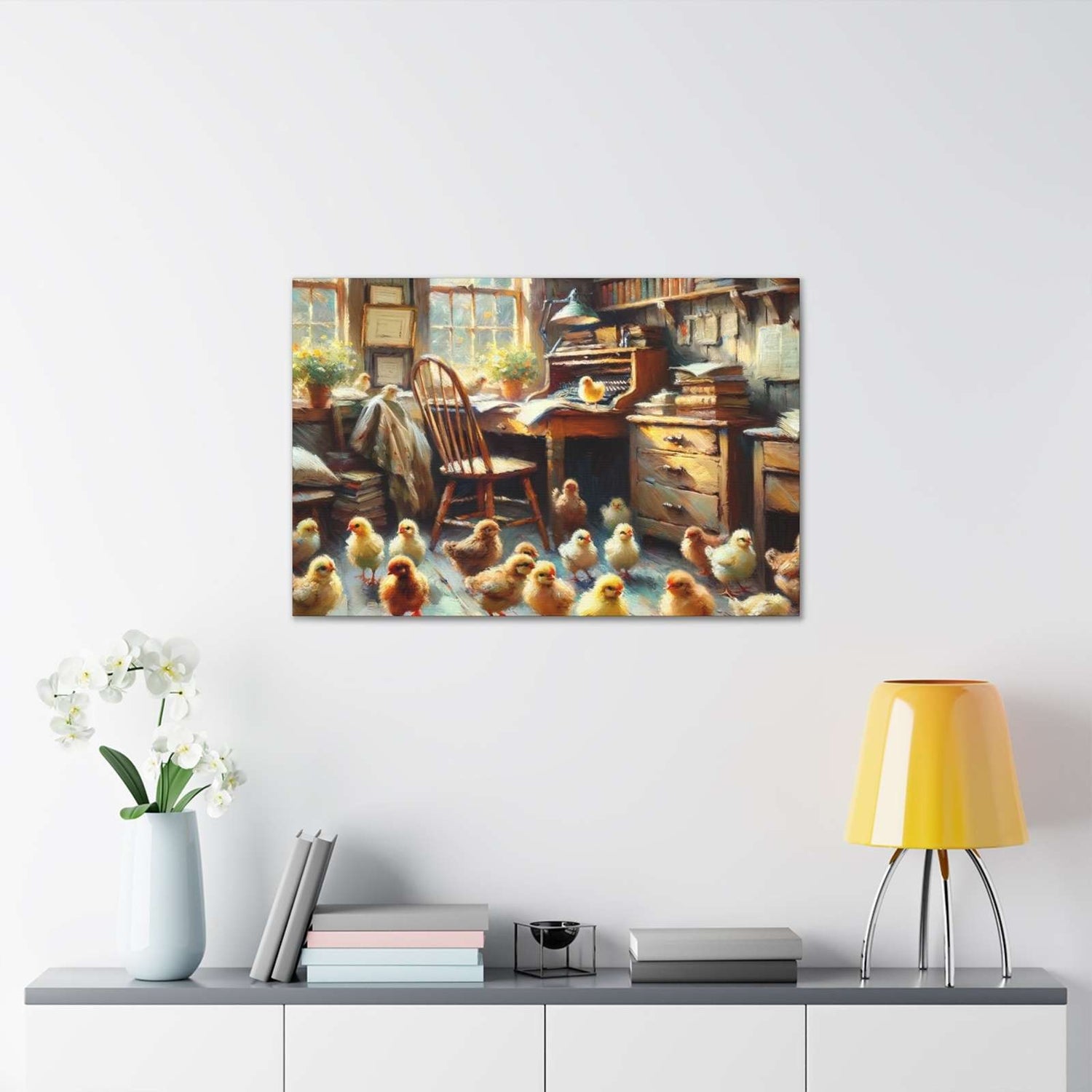 Chicks Workin- Canvas