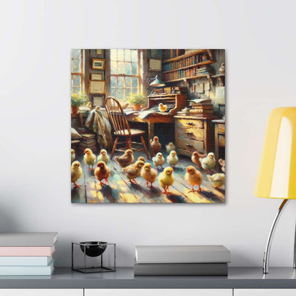 Chicks Workin- Canvas