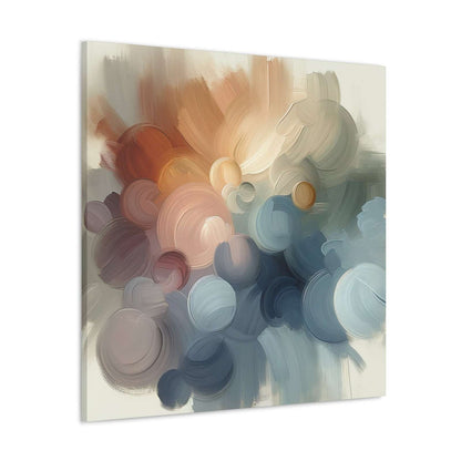 Minty Apricot- Canvas