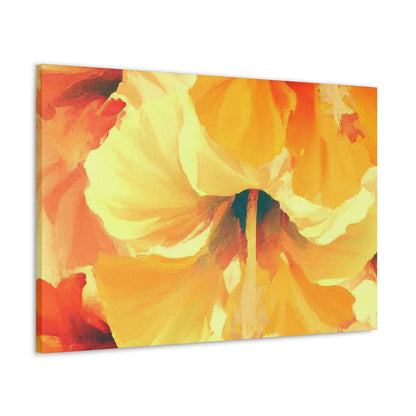 Rainbow Flame Hibiscus- Canvas