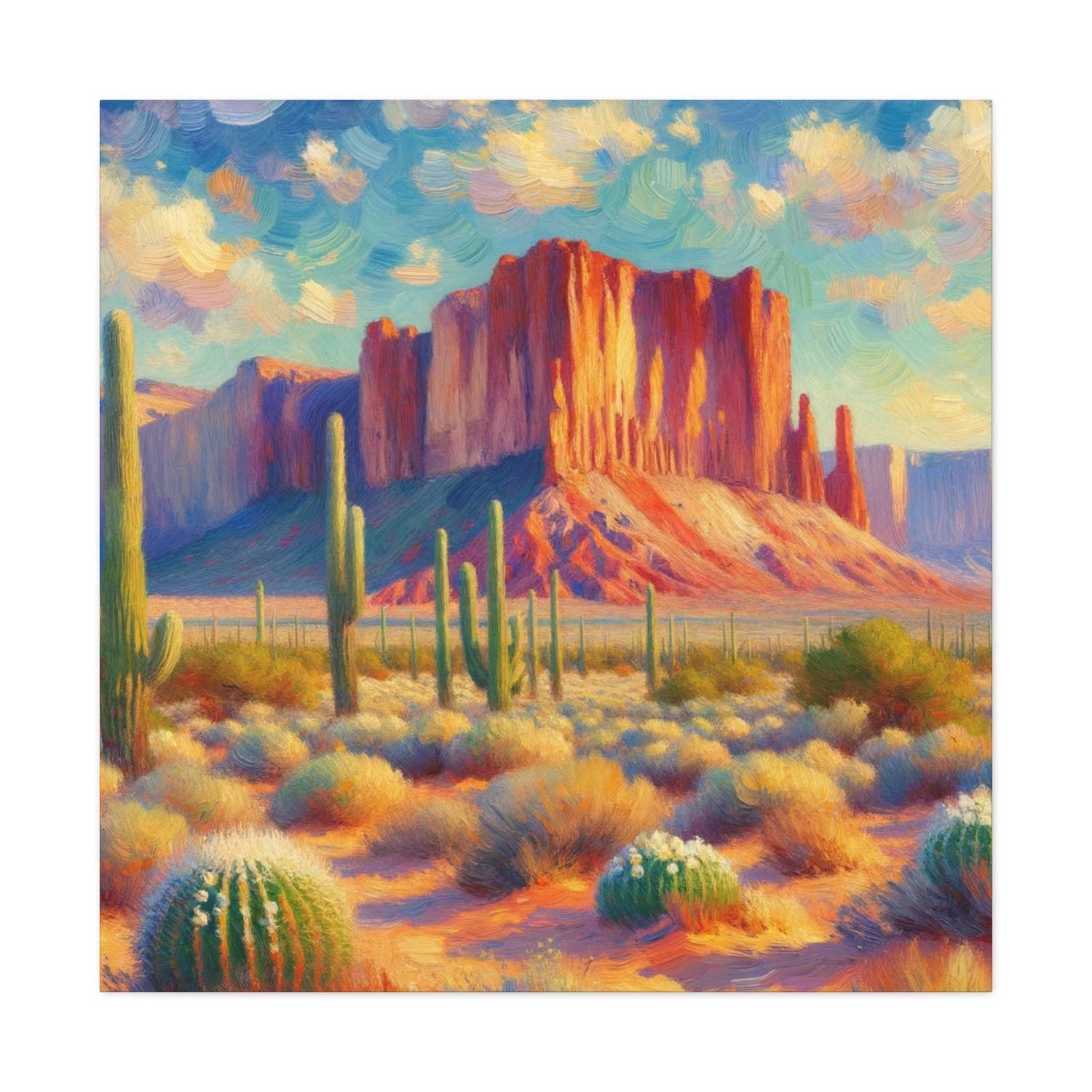 Chief Redshirt Bronco- Canvas