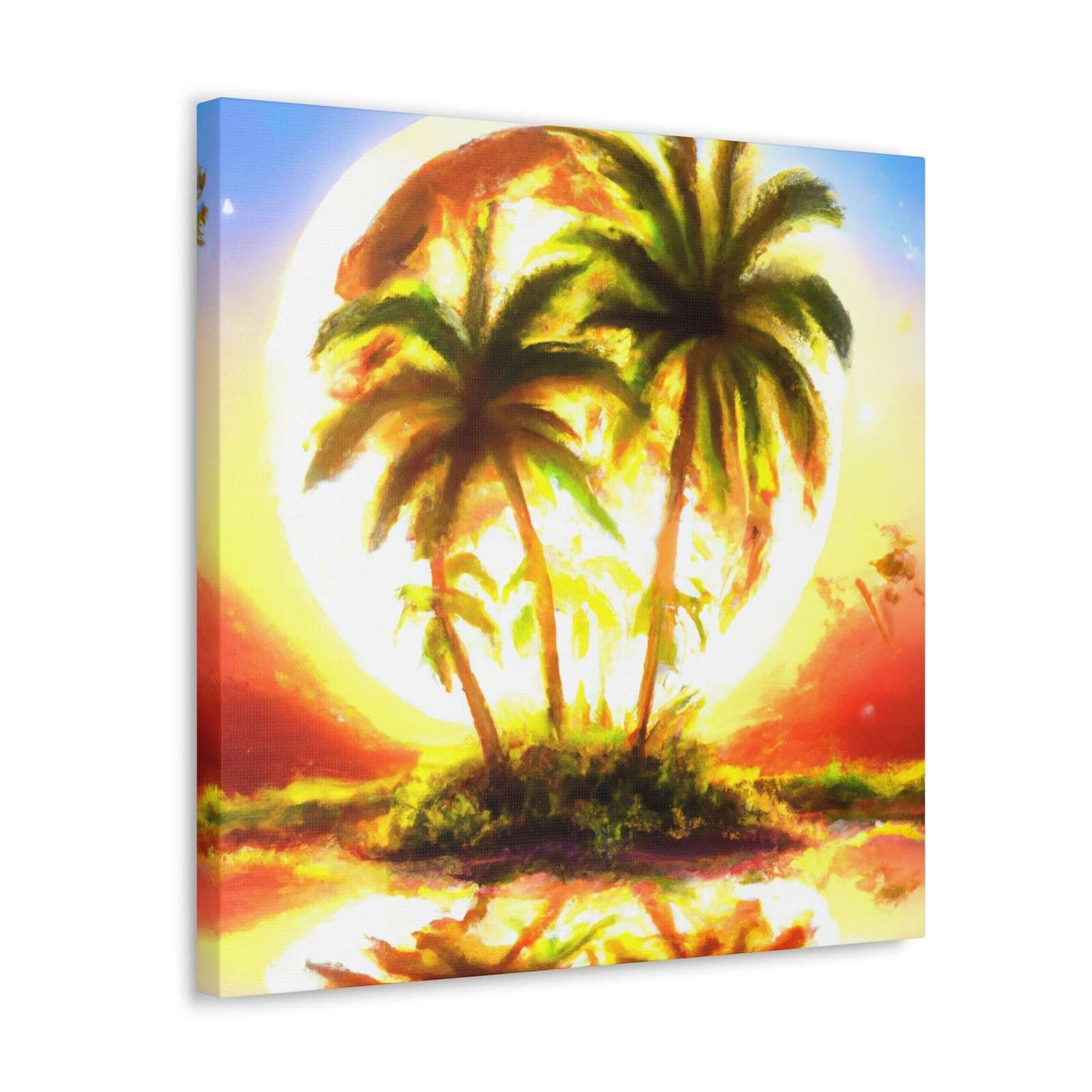 Mango Coconut Slushy Splash- Canvas