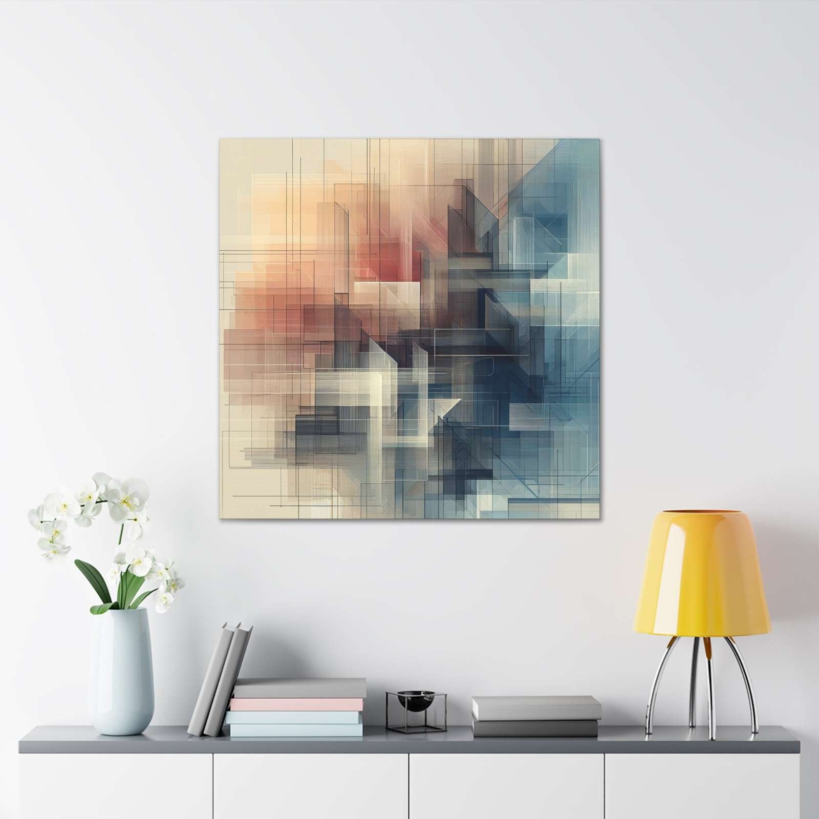 Tofu Teal- Canvas