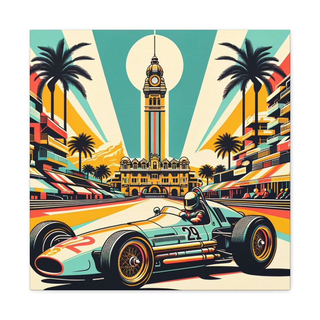 Otto "The Rocket" Rutschmann.- Canvas