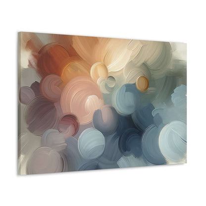 Minty Apricot- Canvas