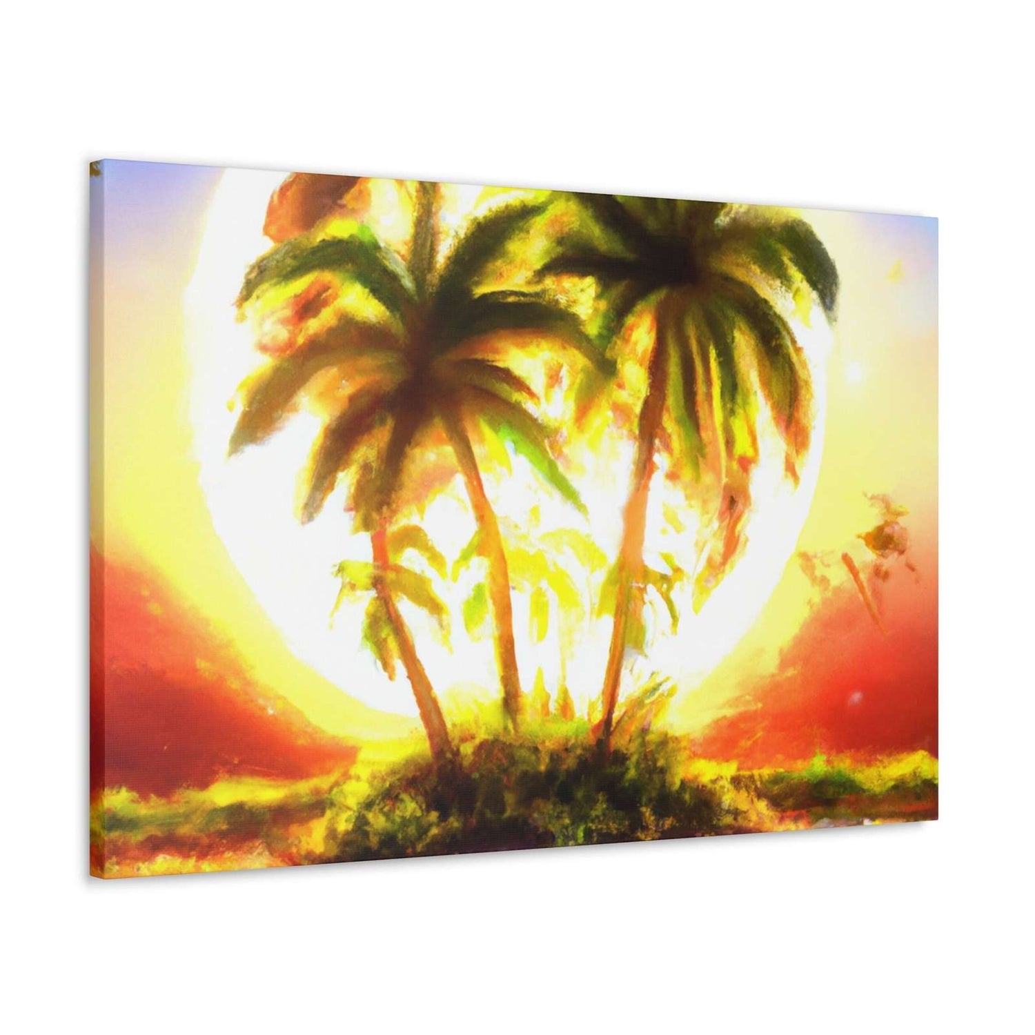 Mango Coconut Slushy Splash- Canvas