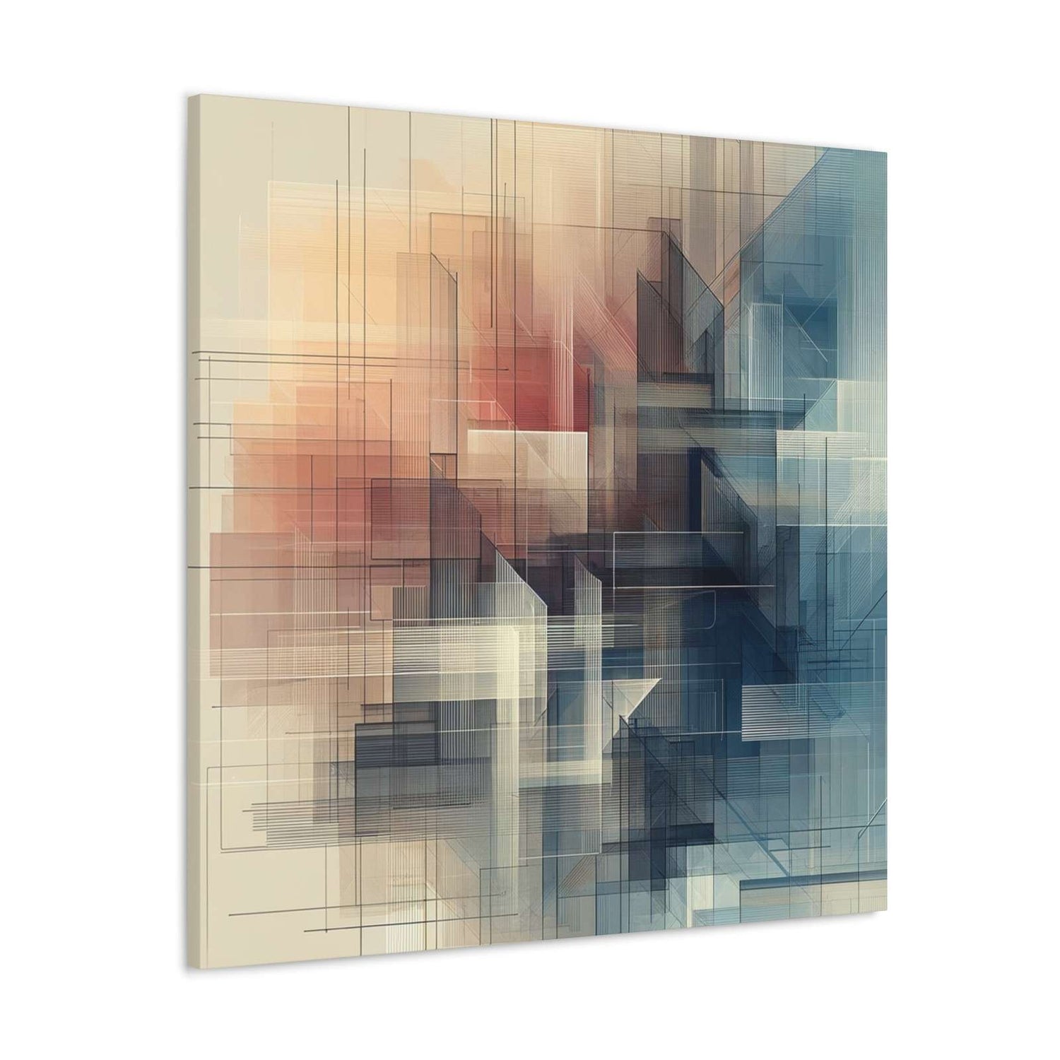 Tofu Teal- Canvas