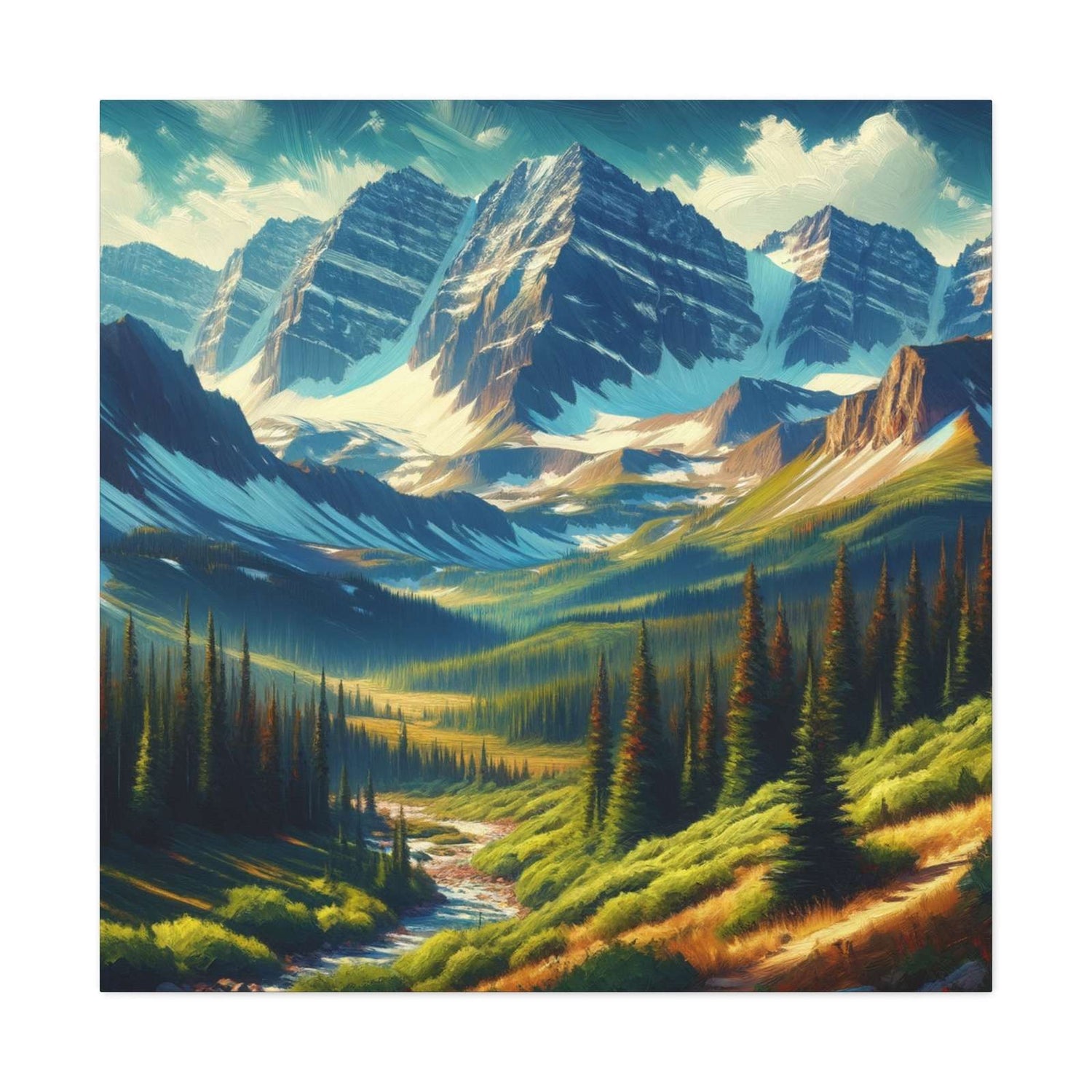 Matthew the Mountain Man- Canvas