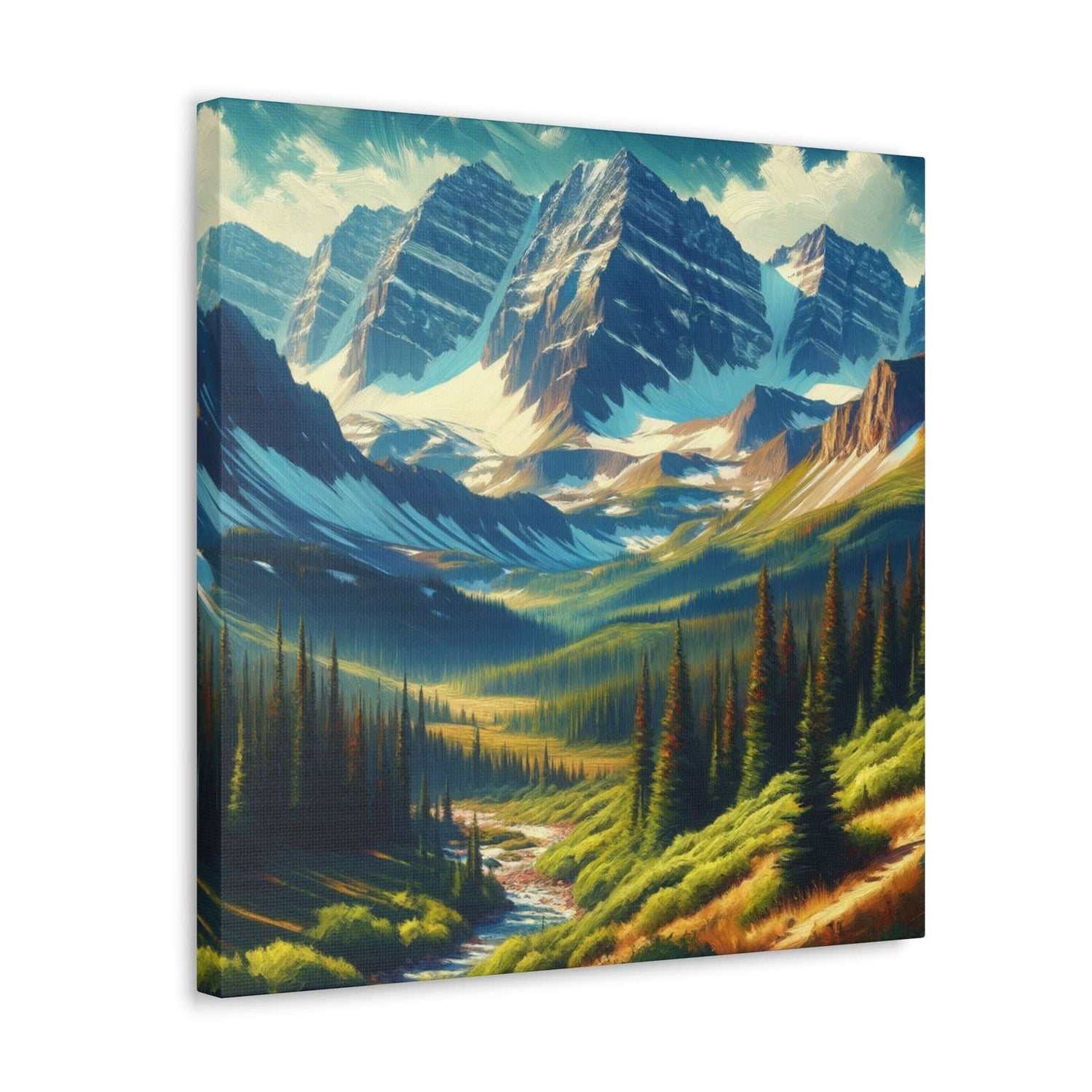 Matthew the Mountain Man- Canvas