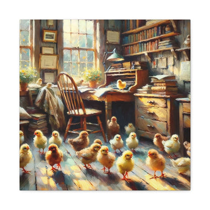 Chicks Workin- Canvas
